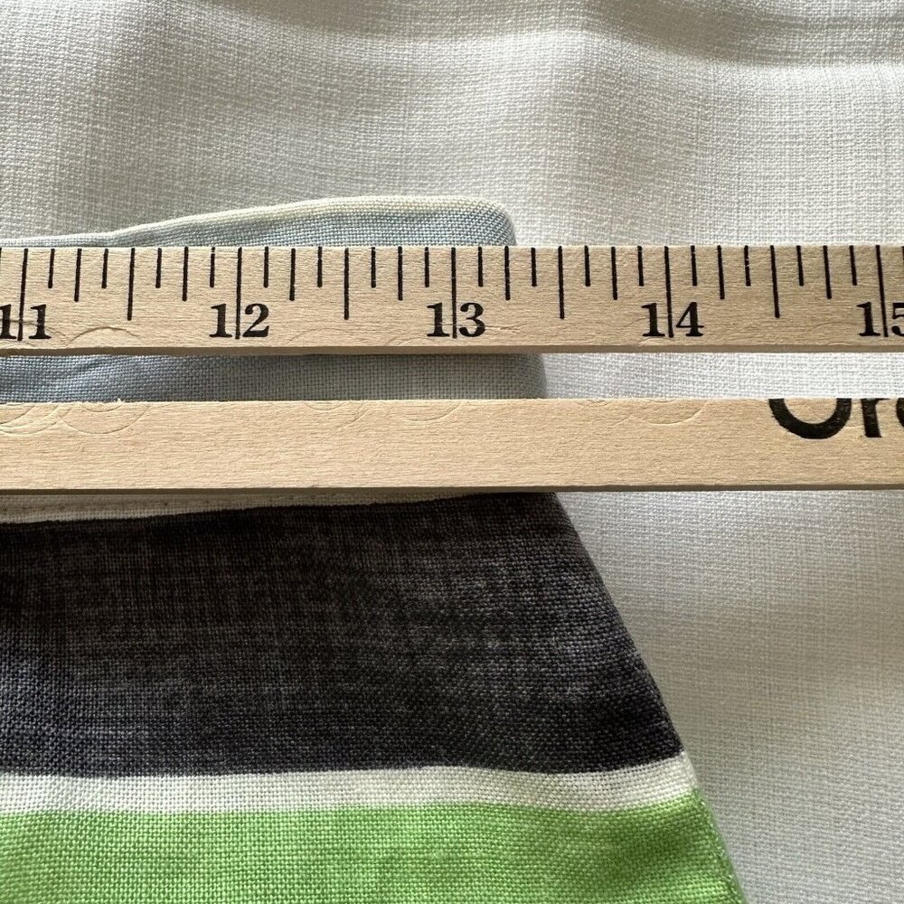 Tracy Reese New York Women’s BOHO Linen Pencil Skirt Multi Color Stripes  SZ 4 - Picture 6 of 8